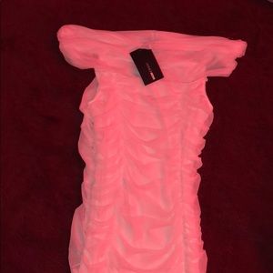 White fashion nova Dress